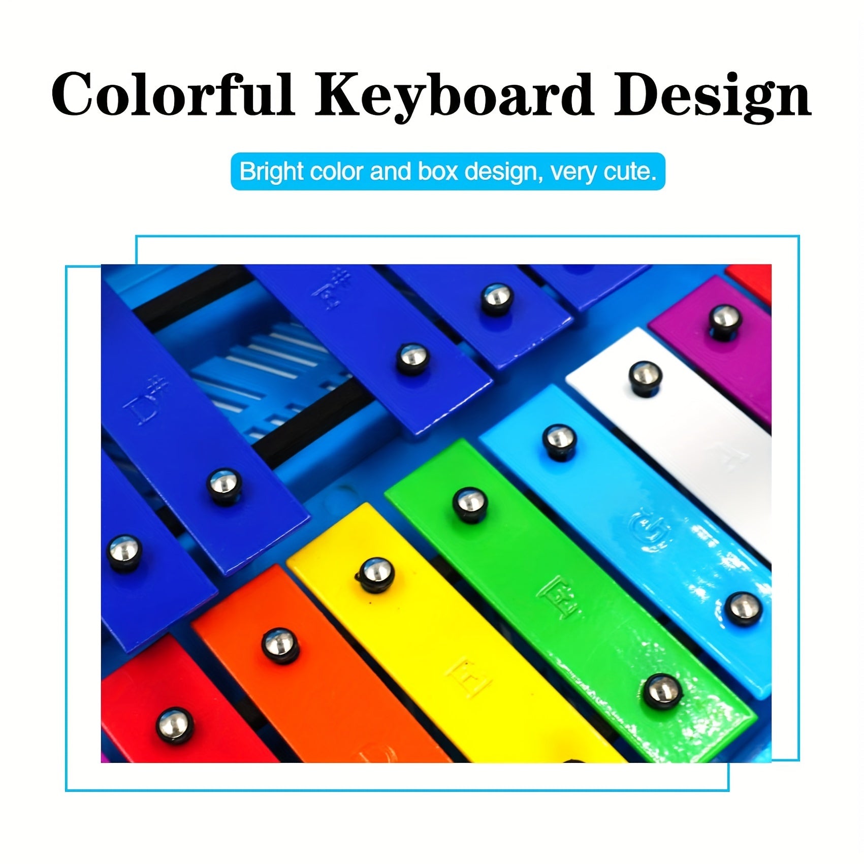 Maliben | Xylofun | Musical Discovery - Colorful Xylophone With Carry Case