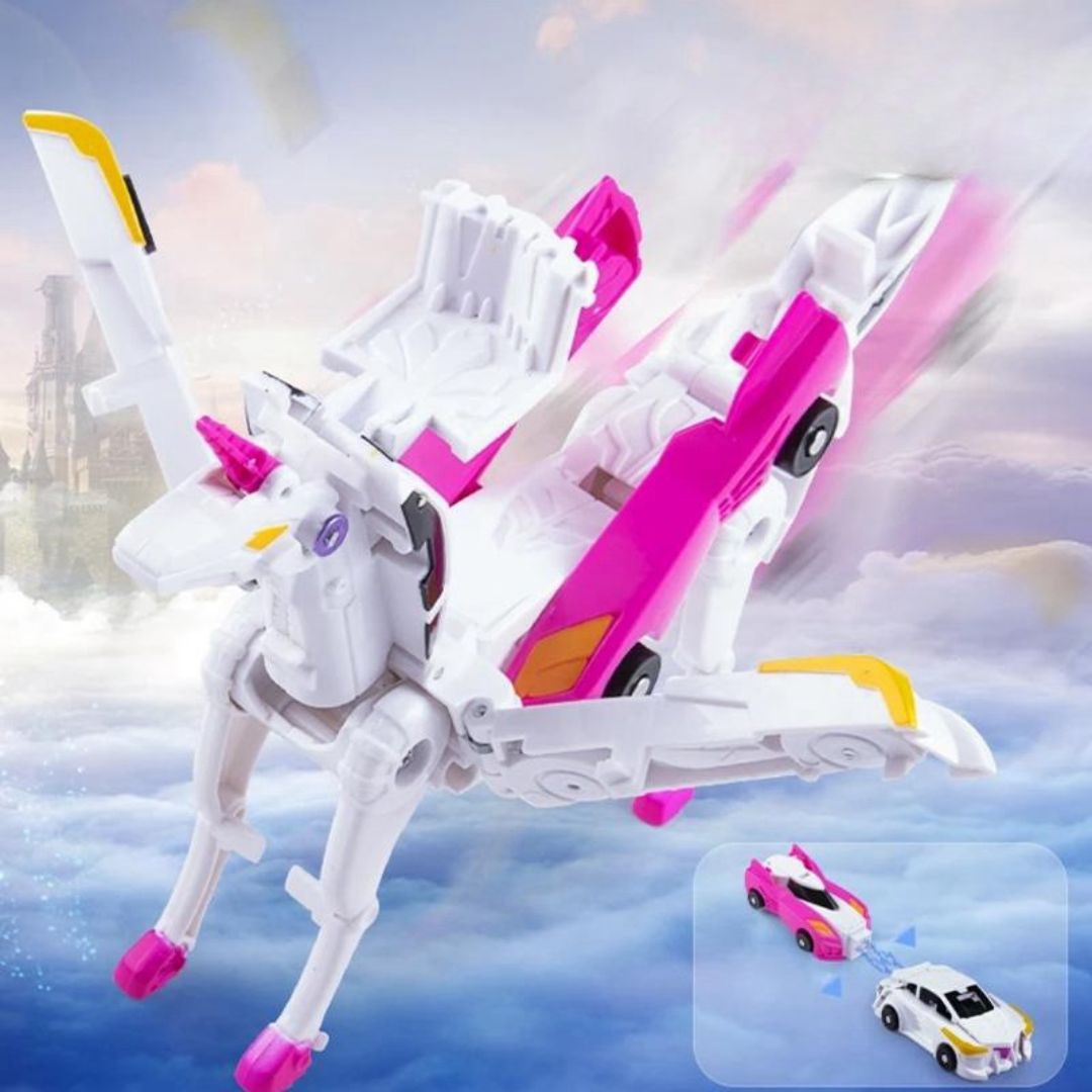 Maliben | Magnetic Unicorn Transformation Cars