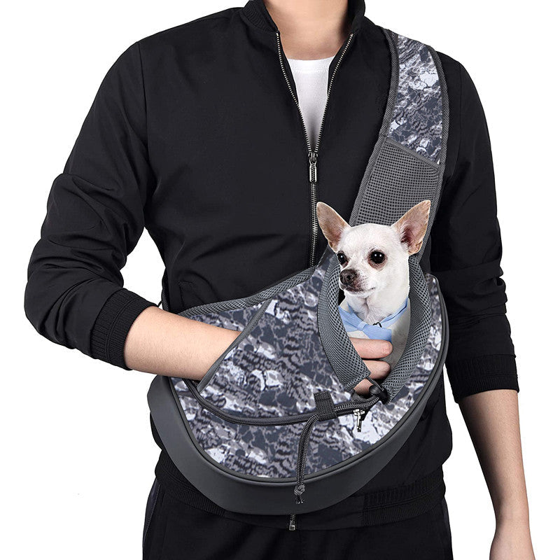Maliben | Pet Dog Carrier Sling Bag With Adjustable Strap & Phone Pocket, For Dogs & Cats