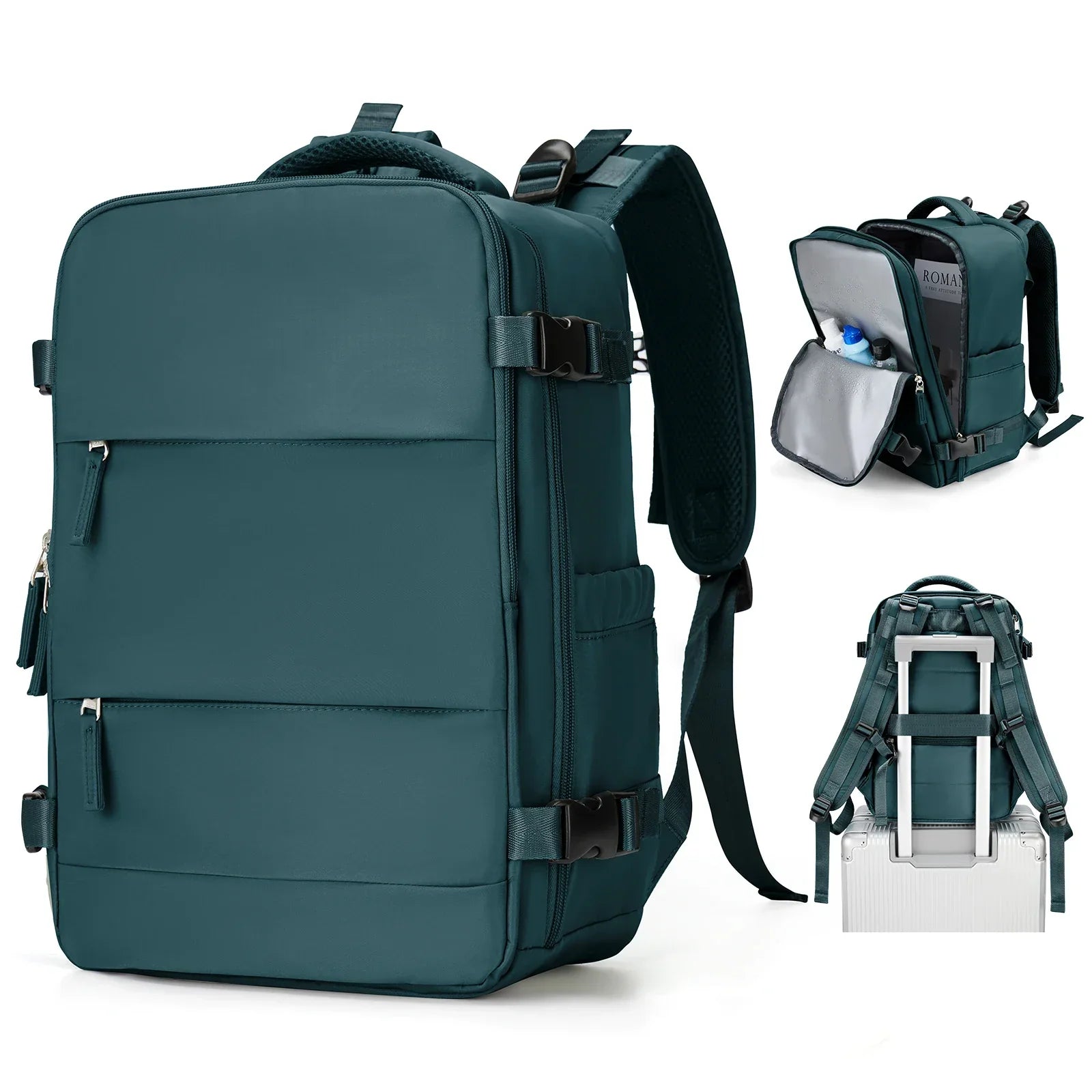 Maliben | Travel Backpack Travomate | Waterproof & Versatile | 15.6" Laptop Compartment | Large Capacity With Wet-Dry Separation