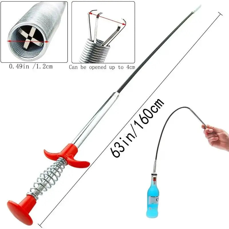 Maliben | Drain Cleaning Tool With Effortless Four-Claw Design