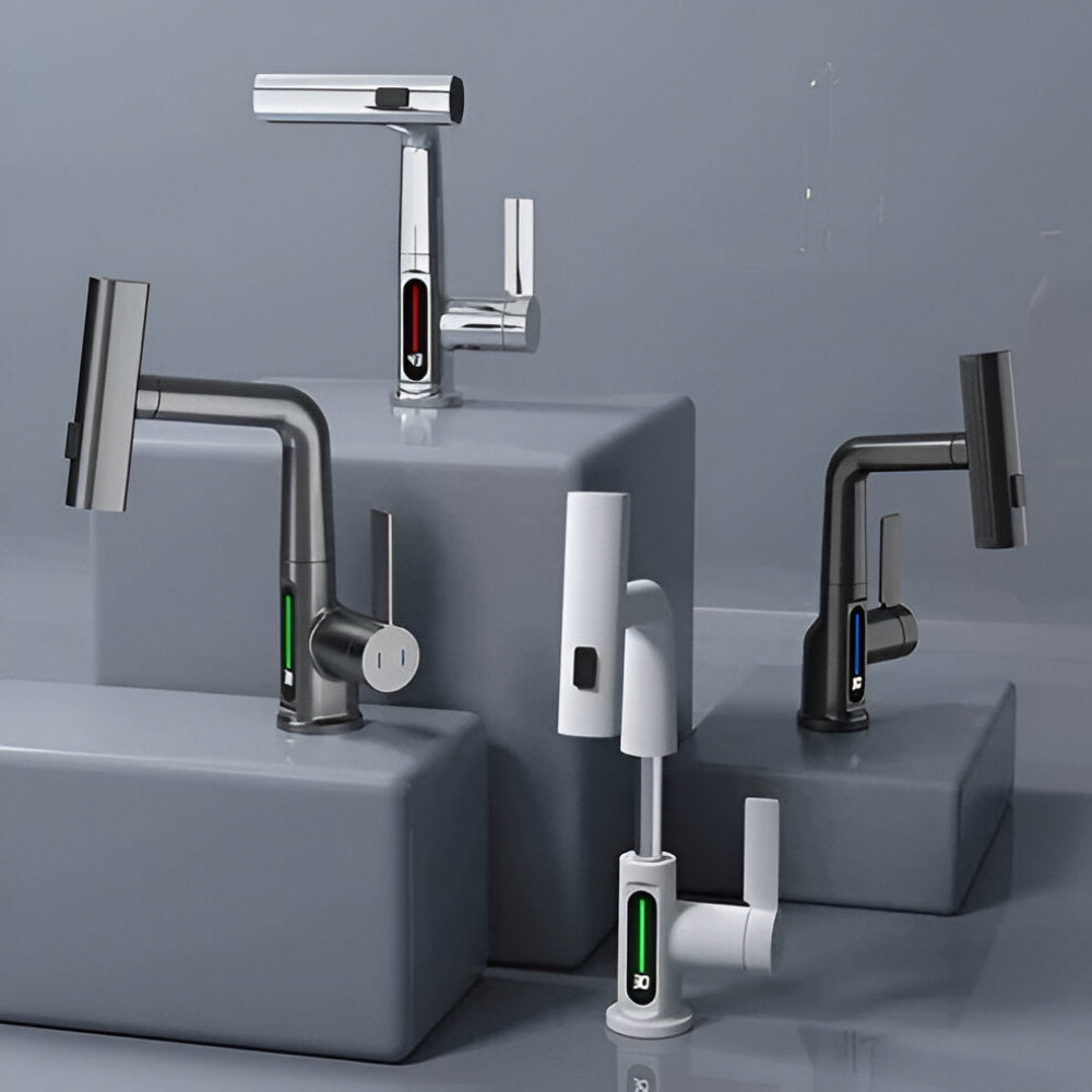 Maliben | Adjustable Kitchen Faucet With Temperature Display
