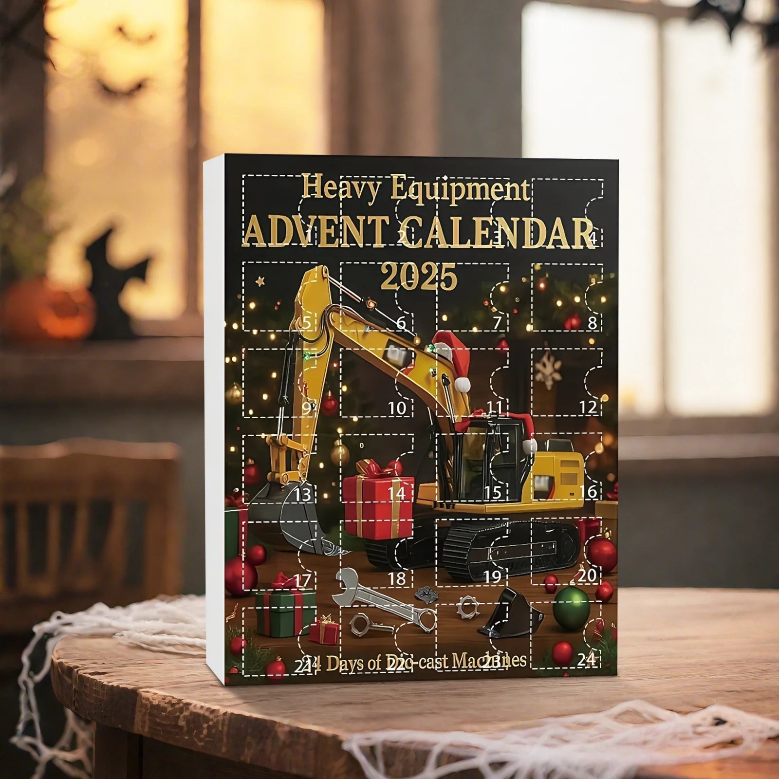 Maliben | Advent Calendar For Children | Ornaments In The Shape Of Construction Vehicles
