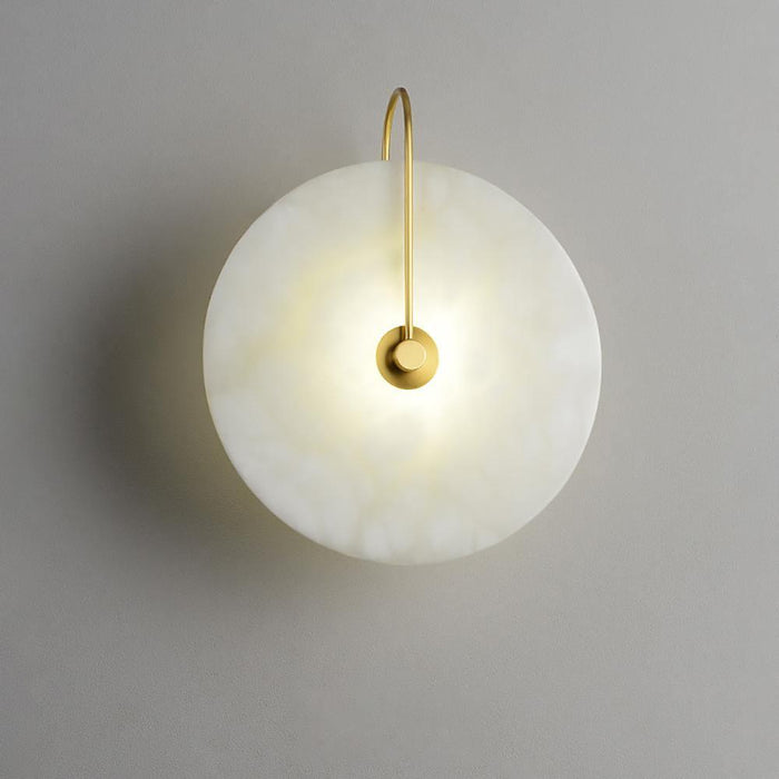 Maliben | Alabaster Led Wall Lamp – Elegance And Calm In Light