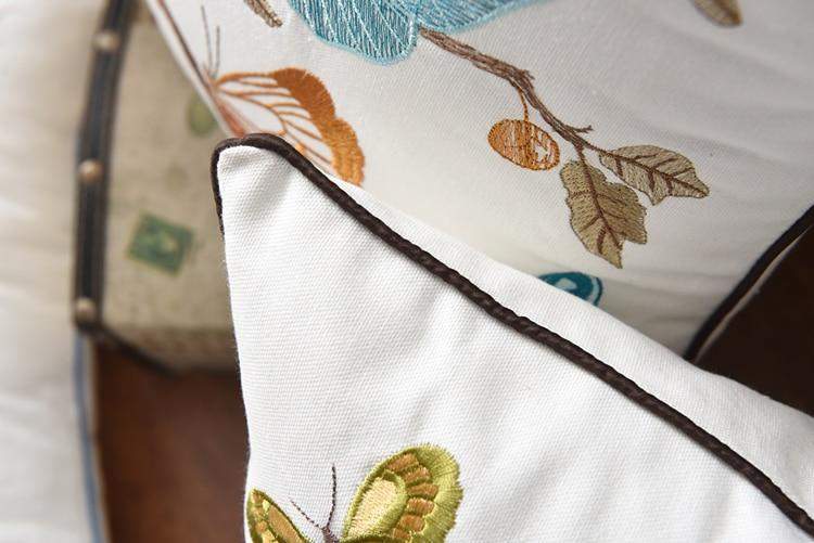 Maliben | Decorative Cushion With Embroidery In Country Style