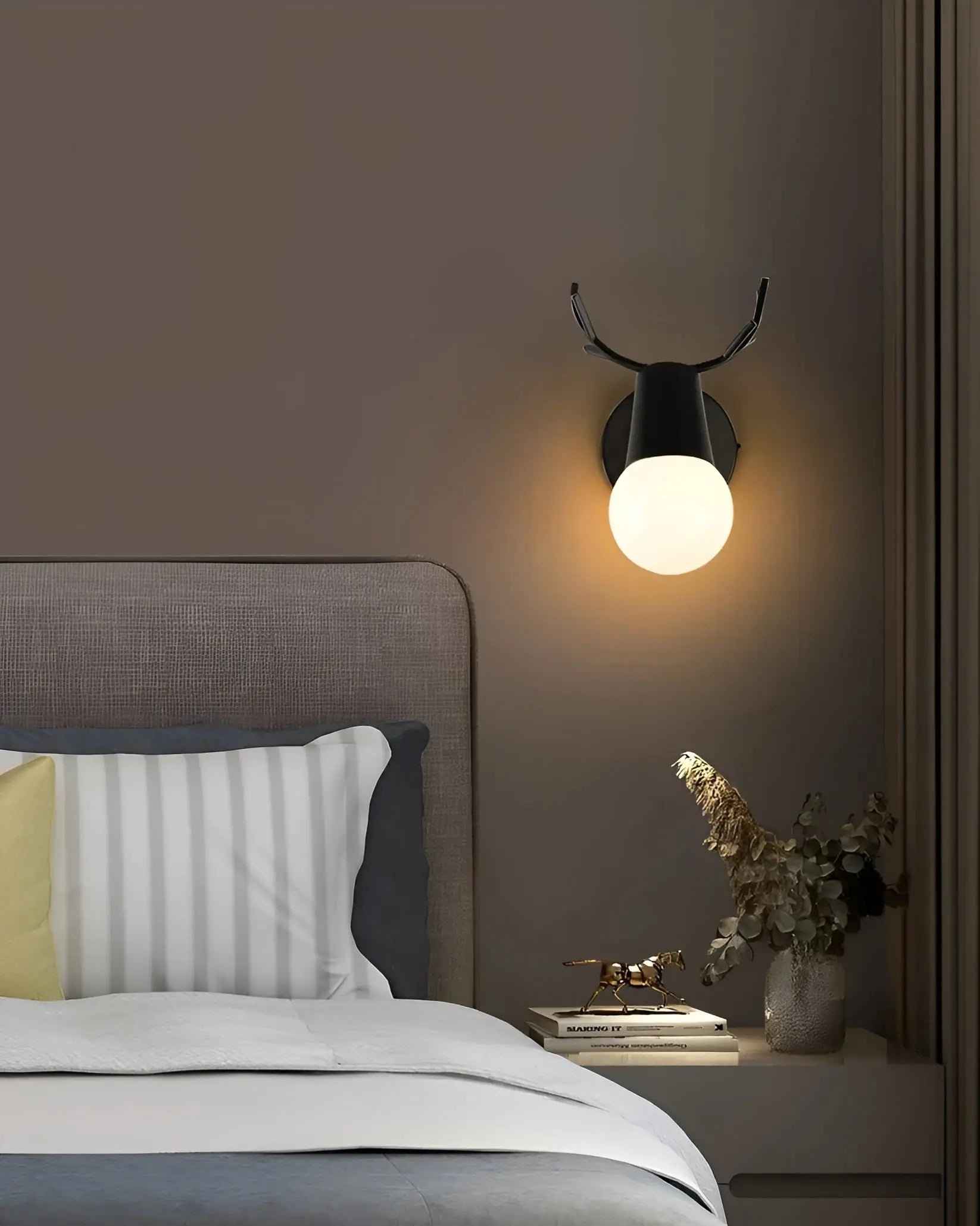Maliben | Nordic Glow Antler Led Wall Lamp – Elegant & Energy Efficient Design