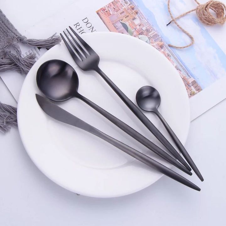 Maliben | Luxury Stainless Steel Cutlery Set: Stylish Dining For Every Occasion