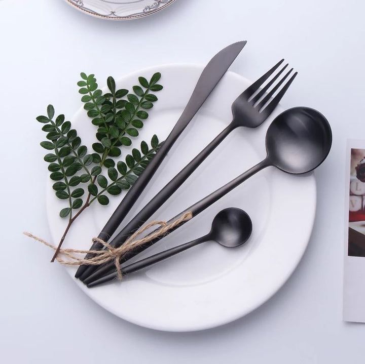 Maliben | Luxury Stainless Steel Cutlery Set: Stylish Dining For Every Occasion