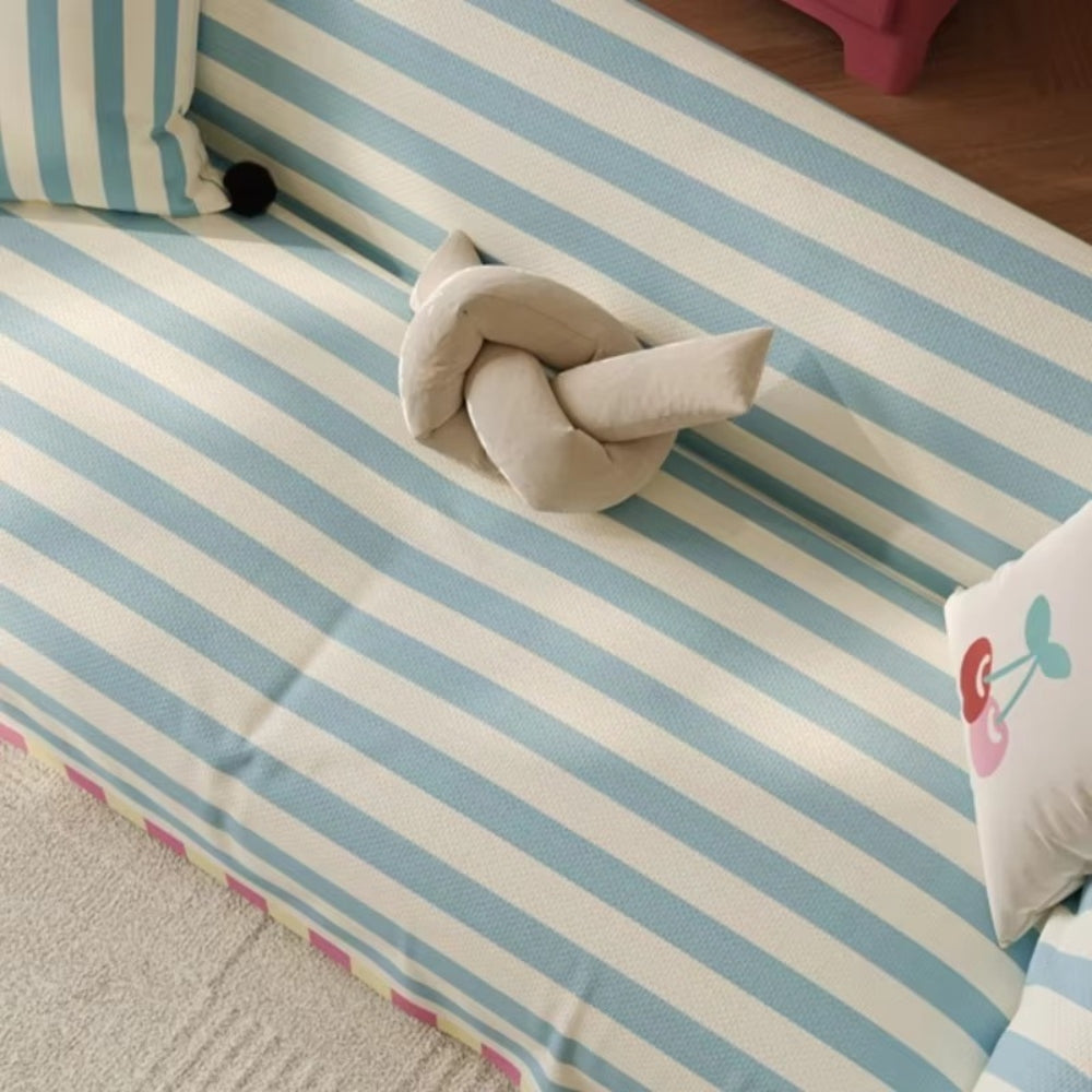 Maliben | Atelier Pastel Striped Sofa Cover