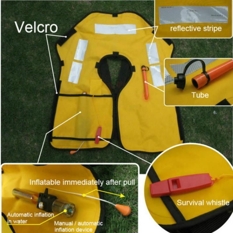 Maliben | Swimming Life Vest Fishing Jacket 5 Sec Automatic Inflatable Survival