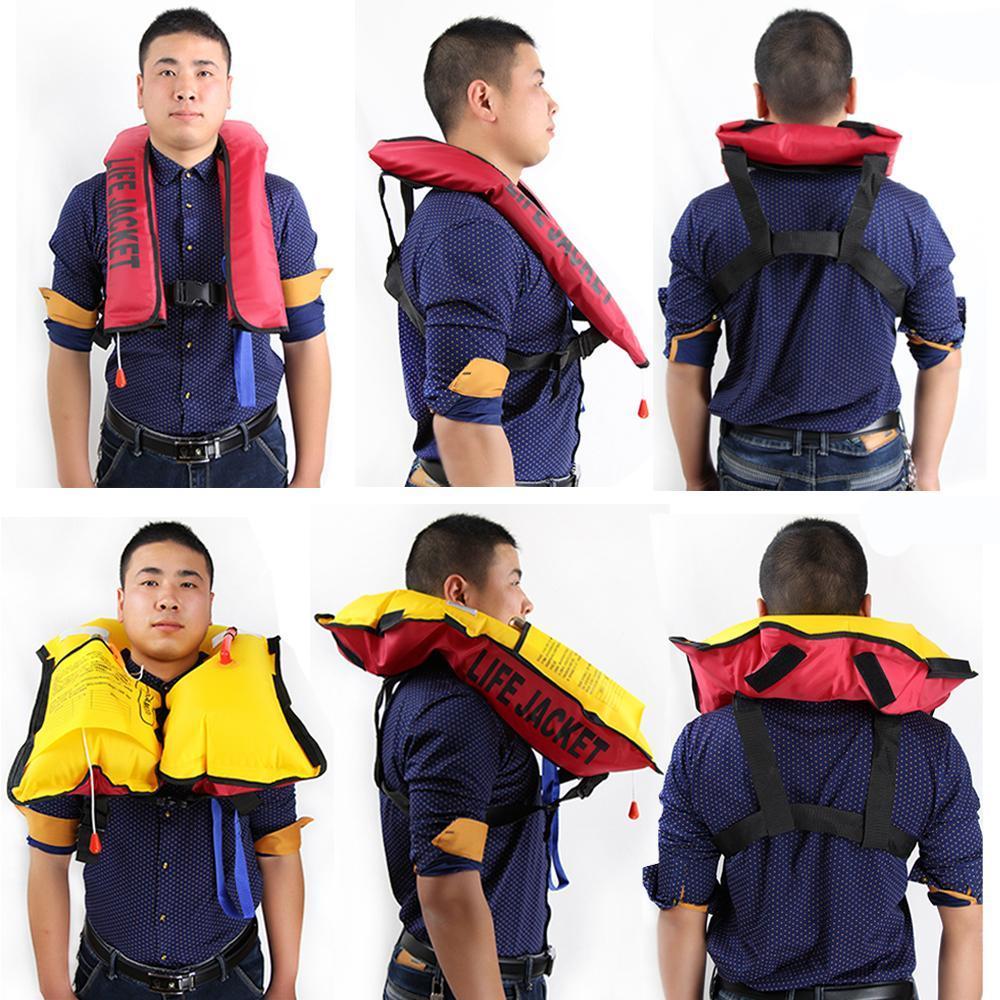 Maliben | Swimming Life Vest Fishing Jacket 5 Sec Automatic Inflatable Survival