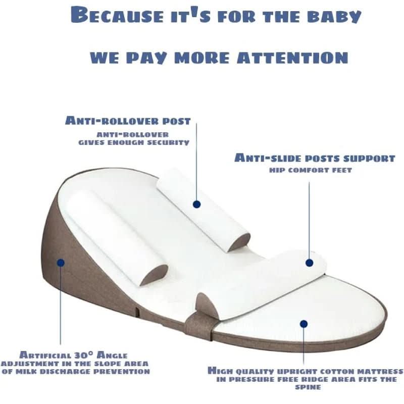 Maliben | Side Sleeper Pillow With Anti-Reflux Inclination For Newborns