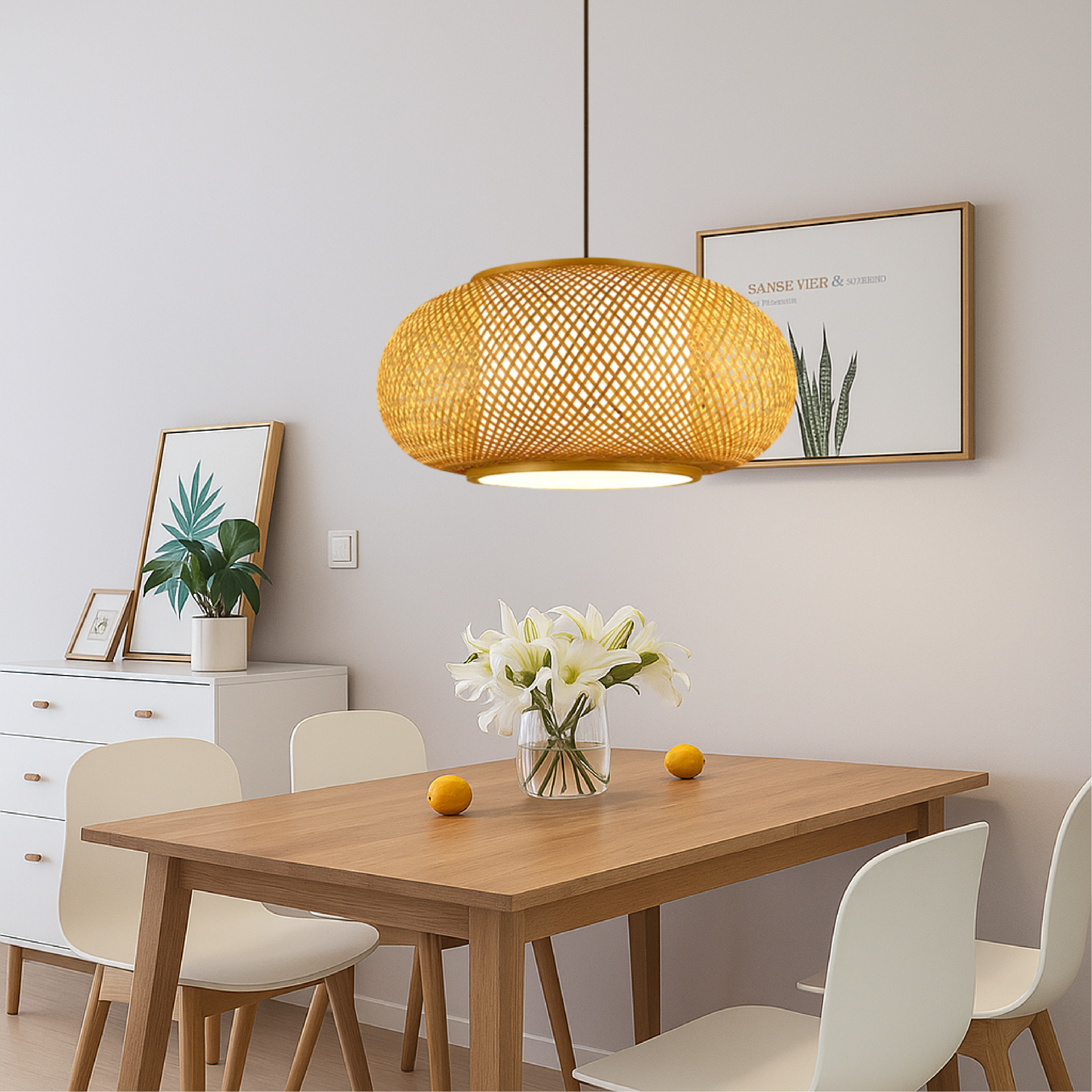 Maliben | Bamboo Pendant Lamp With Natural Design