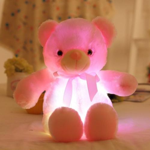 Maliben | Glowteddy | Lights Up The Night - Led Teddy Bear Plush For Kids