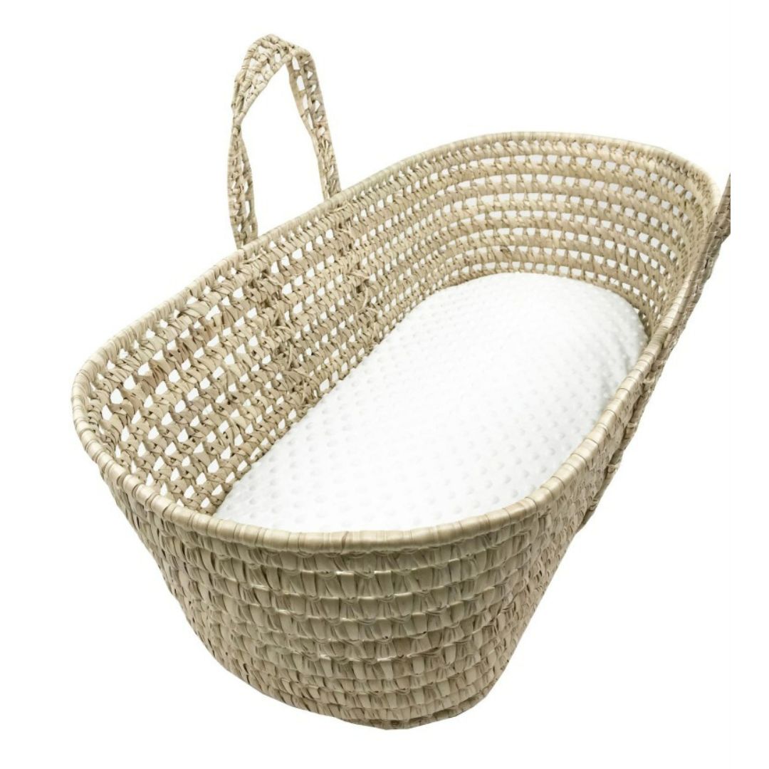 Maliben | Moses Basket Mattress Cover – Soft & Non-Slip Cover For Baby Basket Mattress