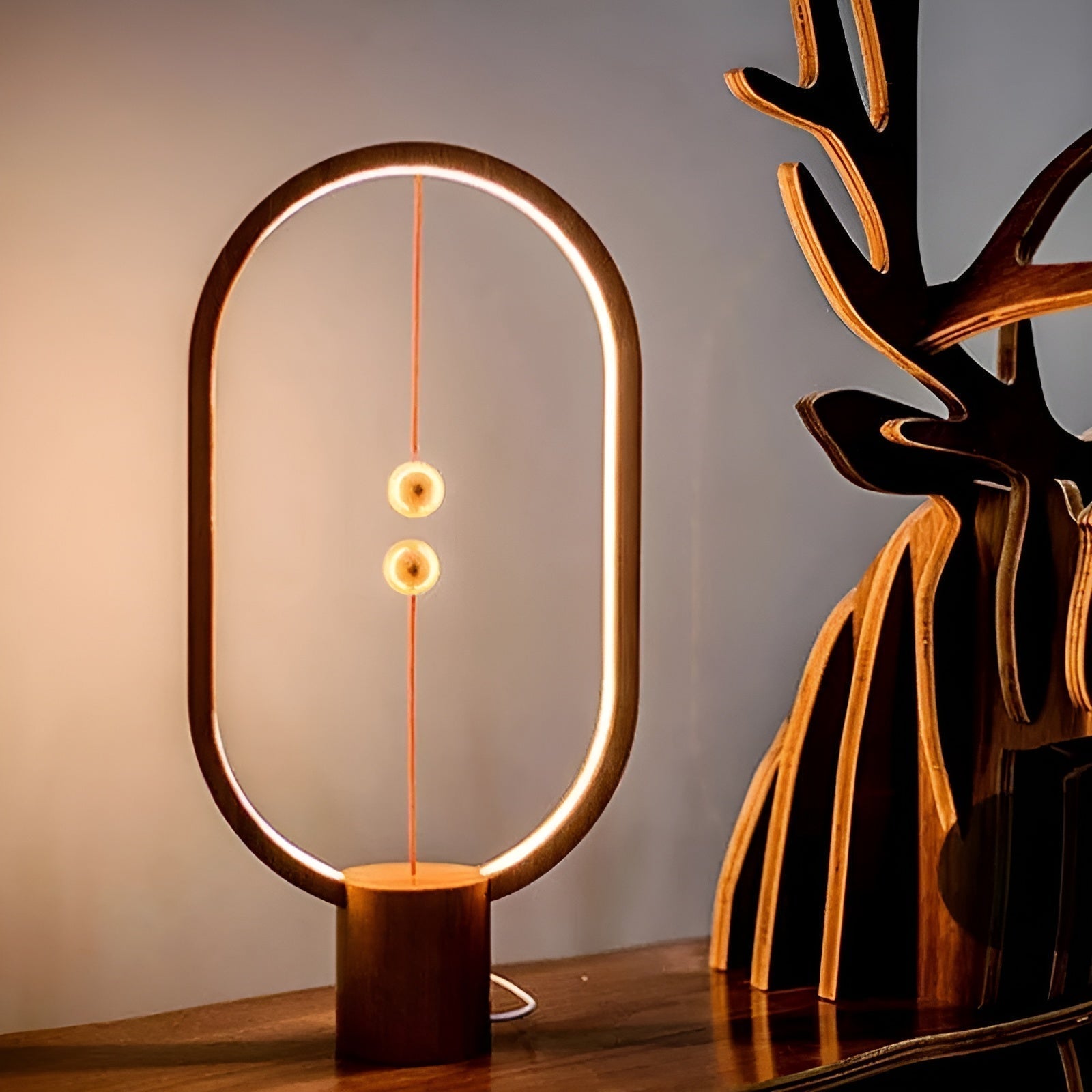 Maliben | Elegant Led Balanceglow Lamp – Refined Atmosphere & Usb Charging