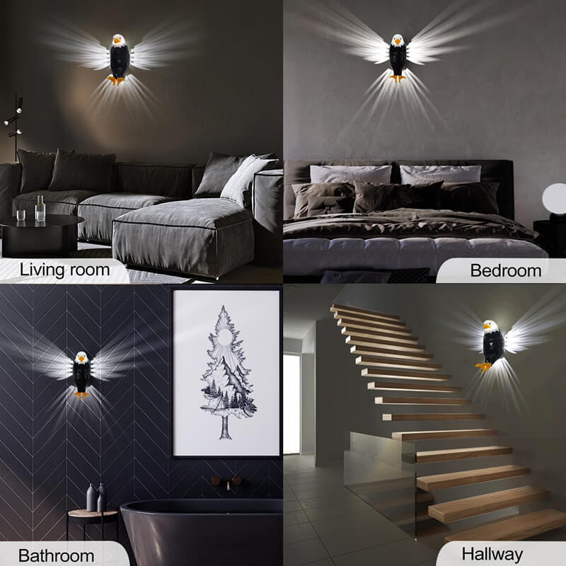 Maliben | Bald Eagle Wall Light