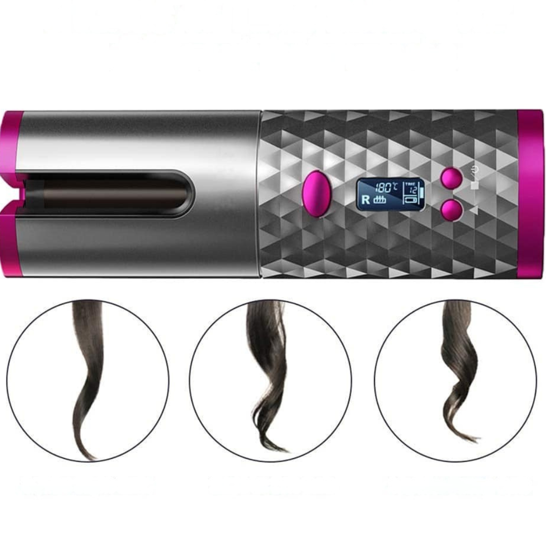MAliben | Wireless Hair Curling Iron With a Ceramic Body – Fast And Long-Lasting Curls