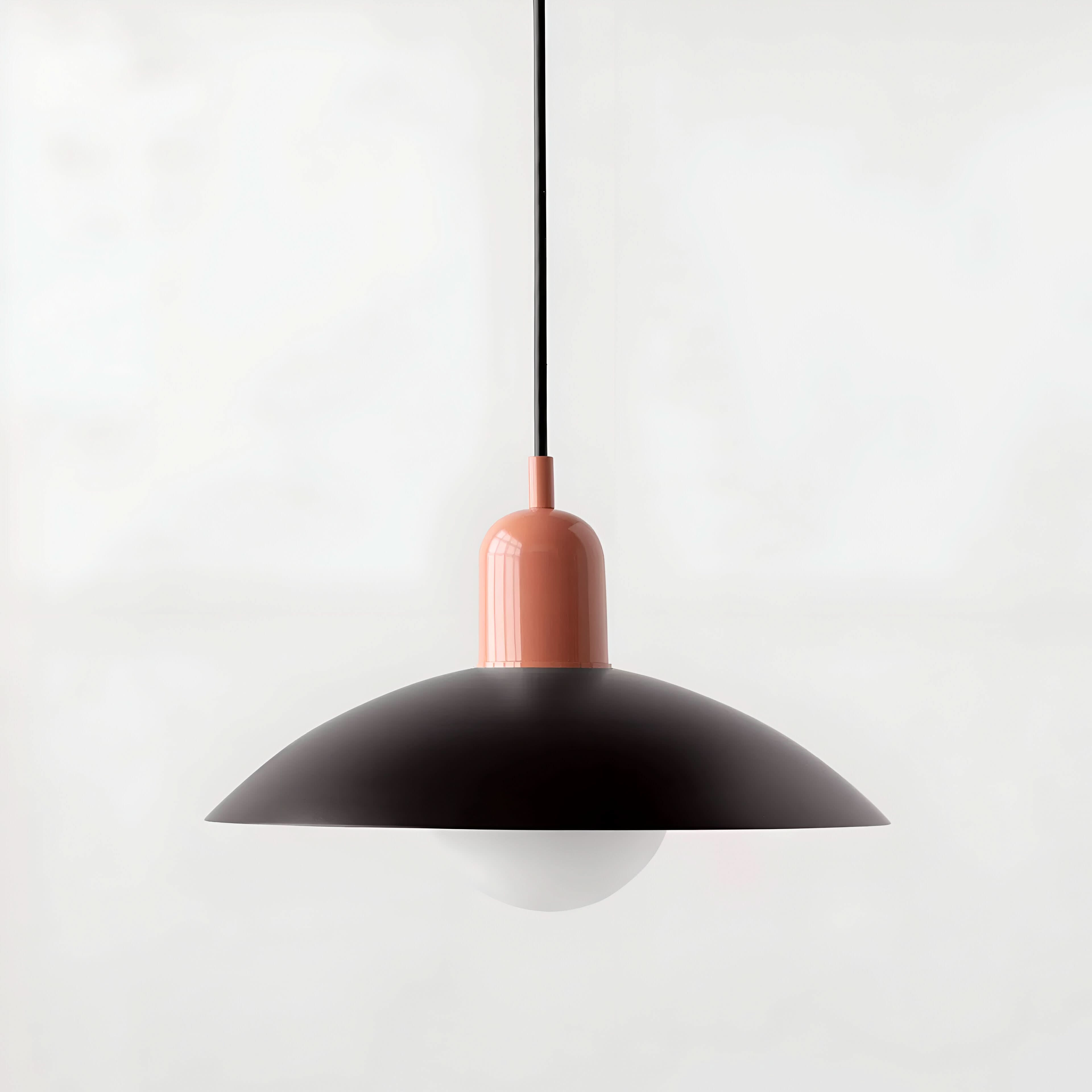 Maliben | Modern Macaron Bauhaus Pendant Light – Iron Shade