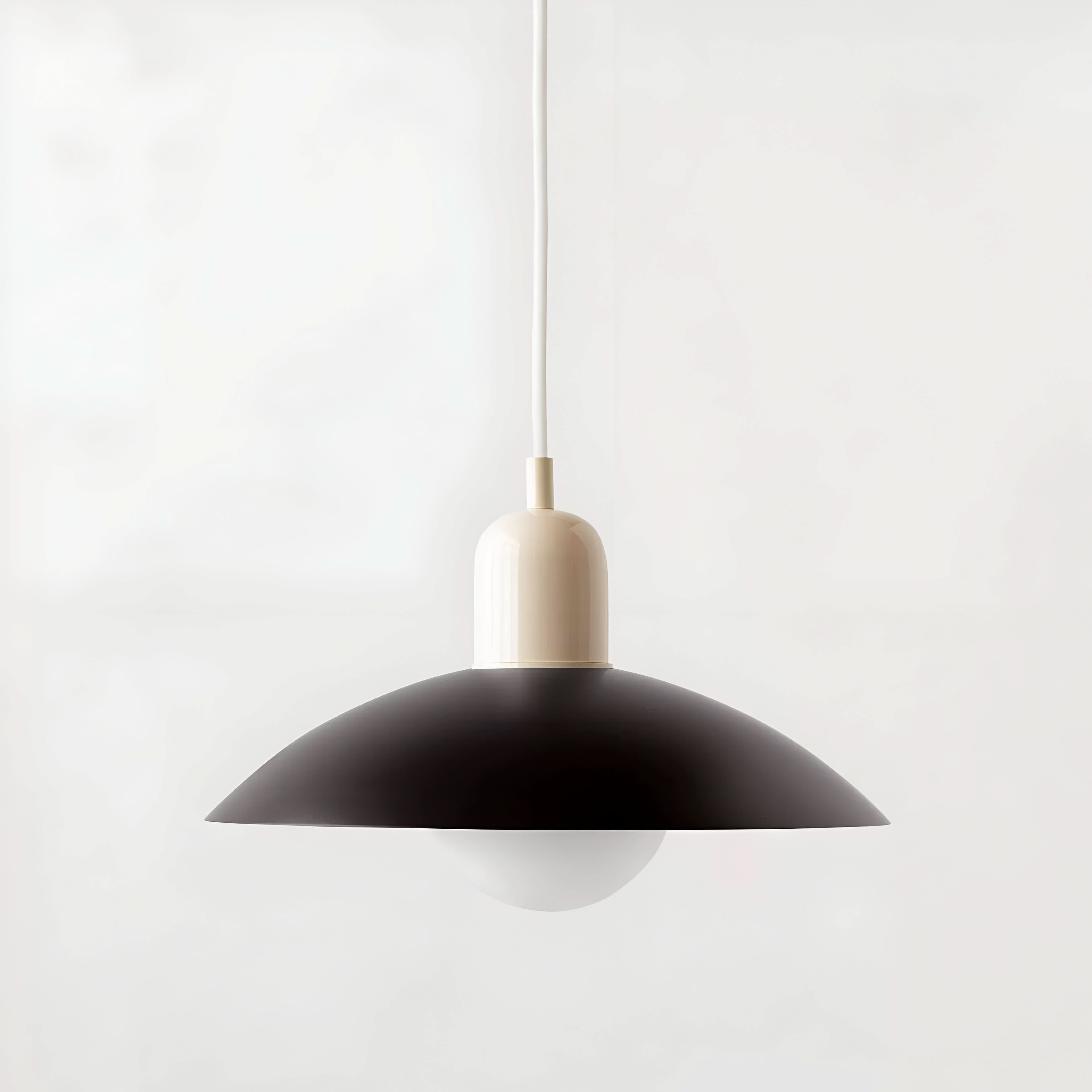 Maliben | Modern Macaron Bauhaus Pendant Light – Iron Shade