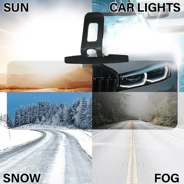 Maliben | Glare-Free Driving Visor – Against Sunlight & Winter Glare