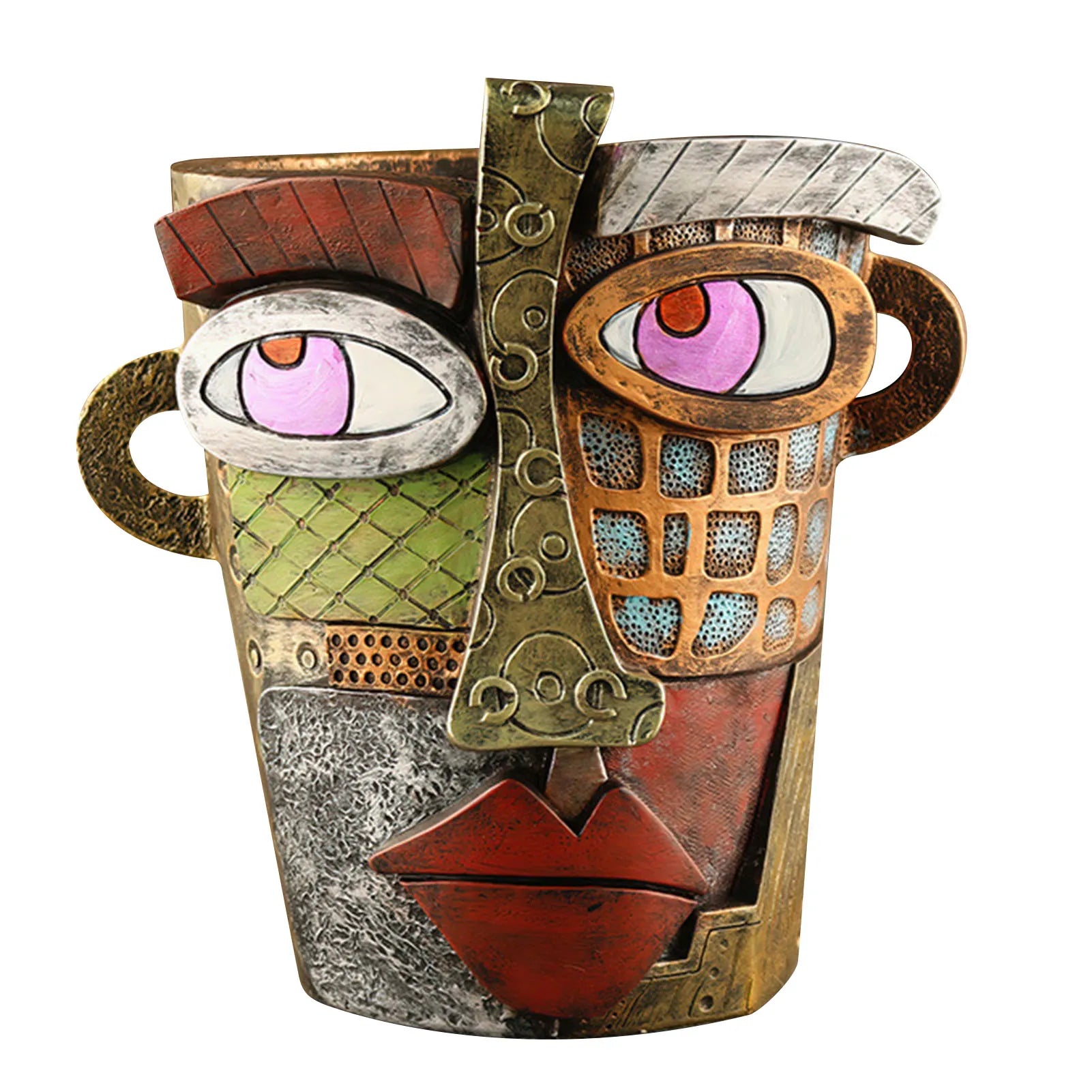 Maliben | Stylish Abstract Art Flower Pot Ornaments - Retrovisage