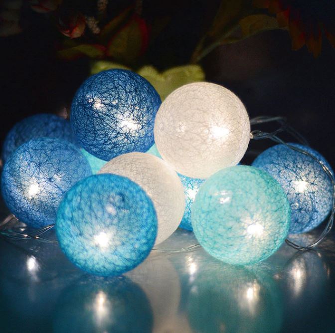 Maliben Ballton - Cotton glowing ball swing — Various color combinations
