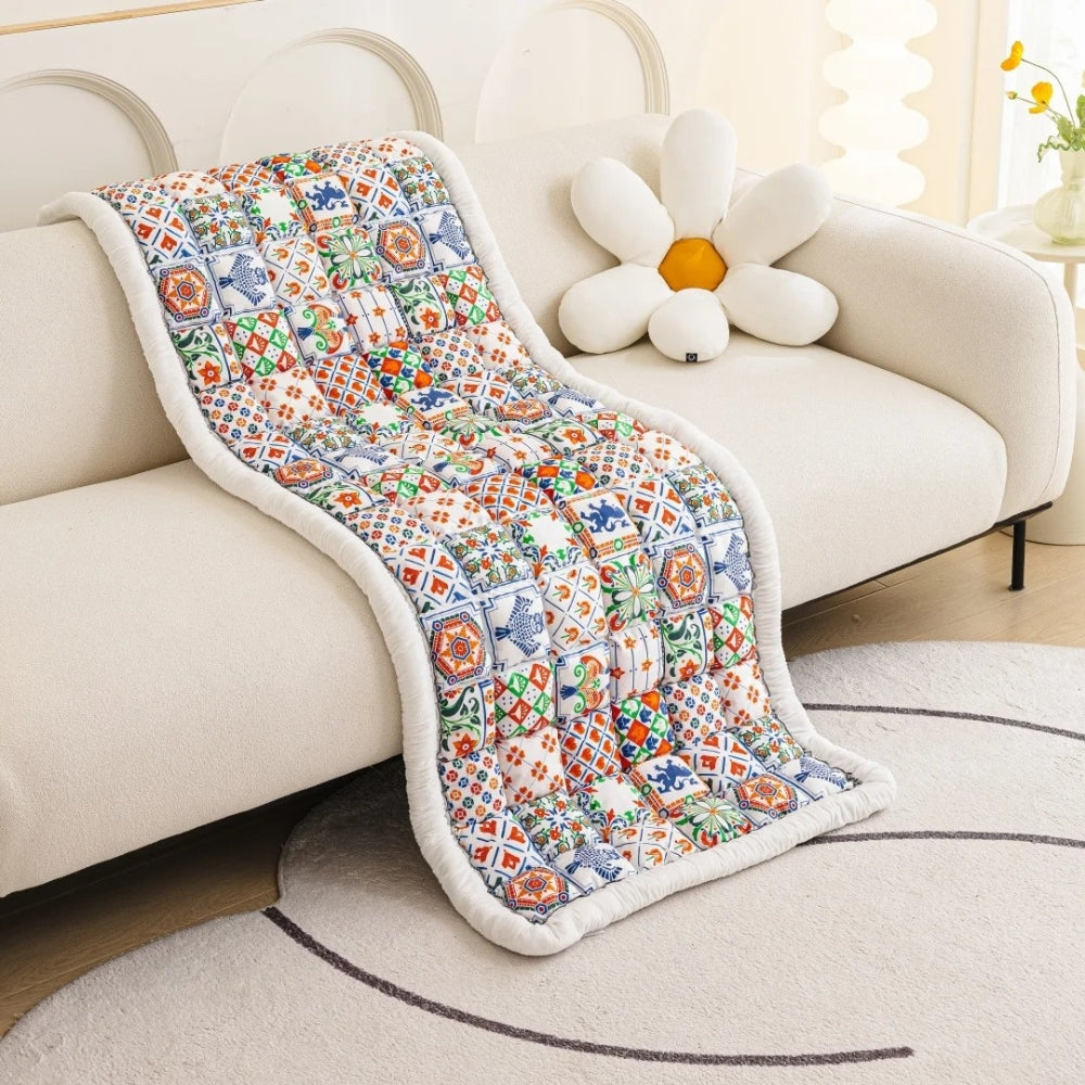 Maliben | Bohemian Printed Quilted Sofa Cover