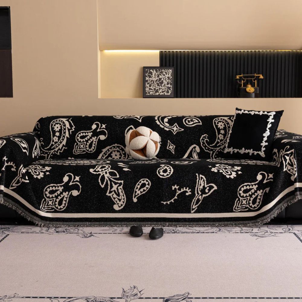 Maliben | Boho Bloom Soft Sofa Cover