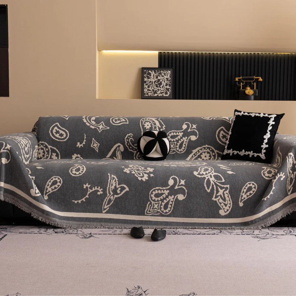 Maliben | Boho Bloom Soft Sofa Cover