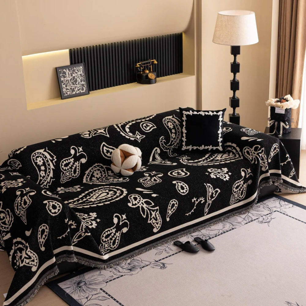 Maliben | Boho Bloom Soft Sofa Cover