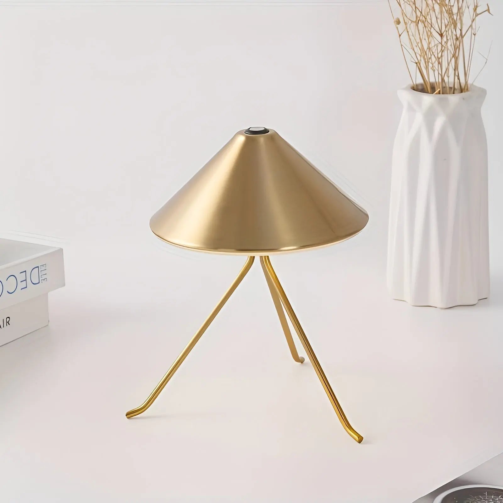 Maliben | Eleganza Luxe Table Lamp – Usb Rechargeable Led LightIng With Chic Design in Black, Gold And Silver