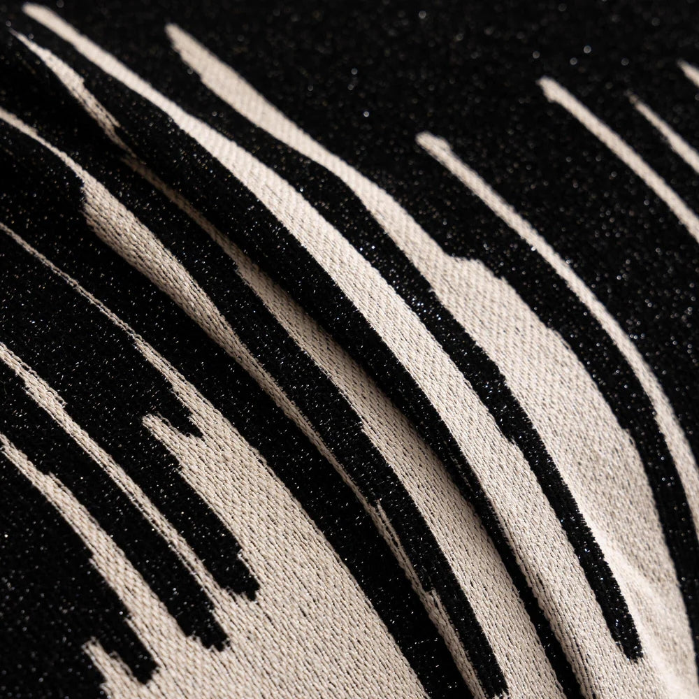 Maliben | Brushstroke Vertical Pattern Chenille Sofa Cover