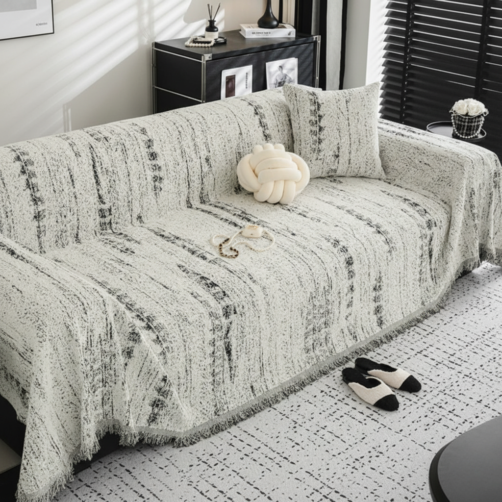 Maliben | Stylish Chenille Sofa Cover for Effortless Style