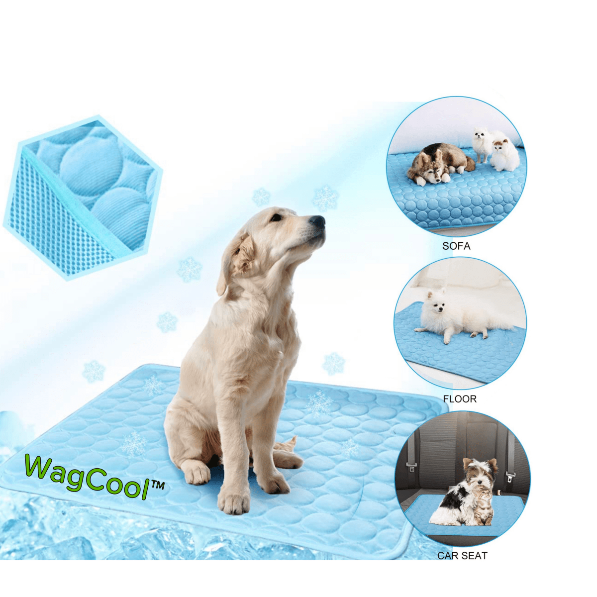 Maliben | Cooling Dog Mat For Hot Days & Instant Refreshment
