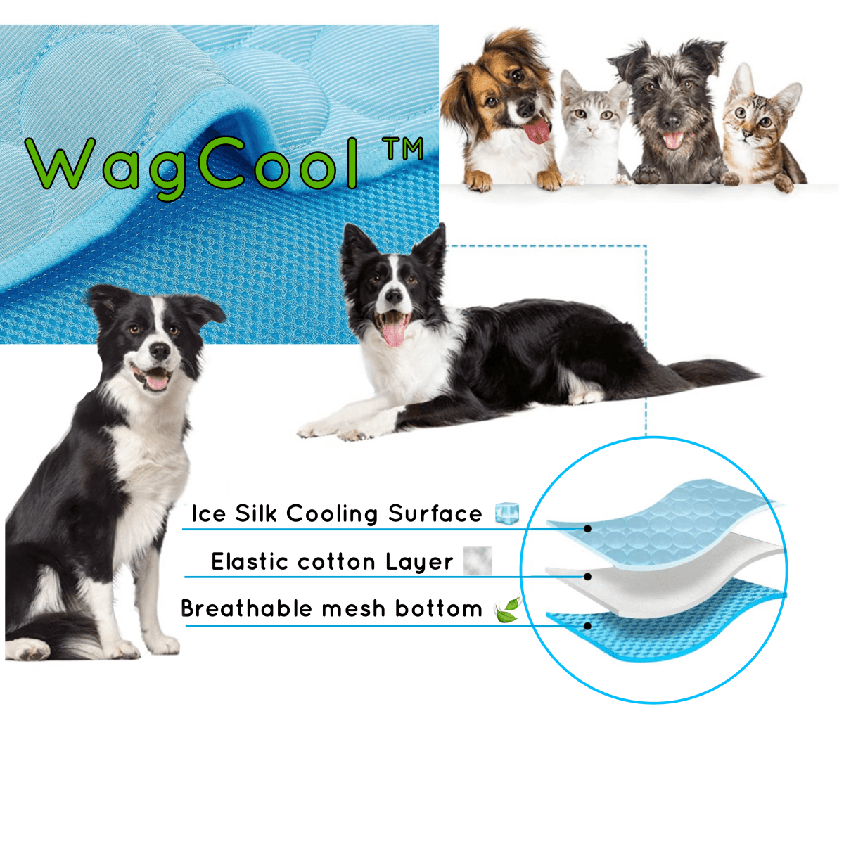 Maliben | Cooling Dog Mat For Hot Days & Instant Refreshment