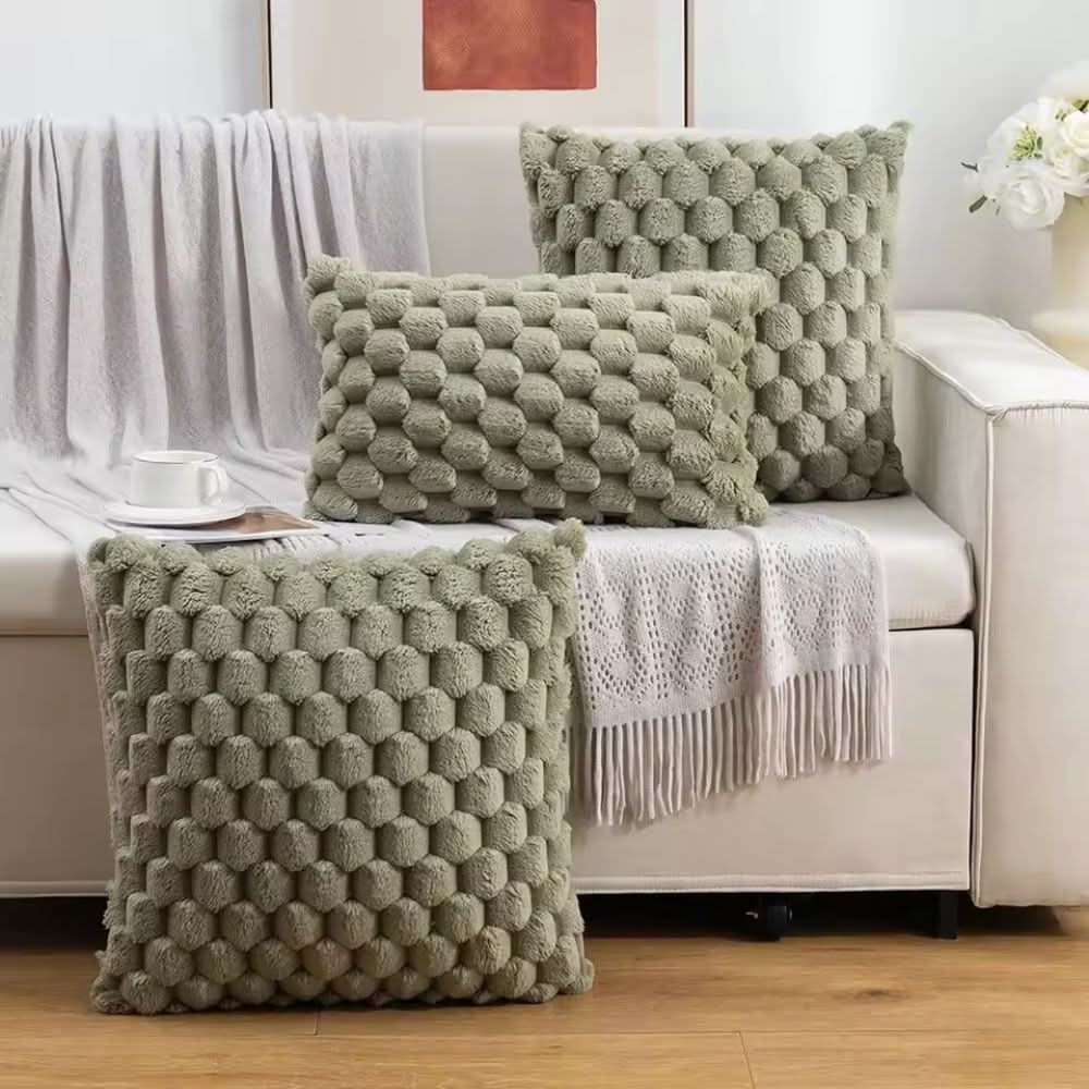 Maliben | Cushion Cover Made Of Cotton Blend With Fluffy 3d Feel