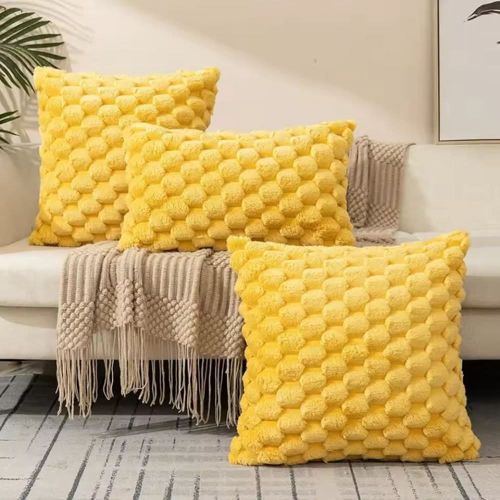 Maliben | Cushion Cover Made Of Cotton Blend With Fluffy 3d Feel