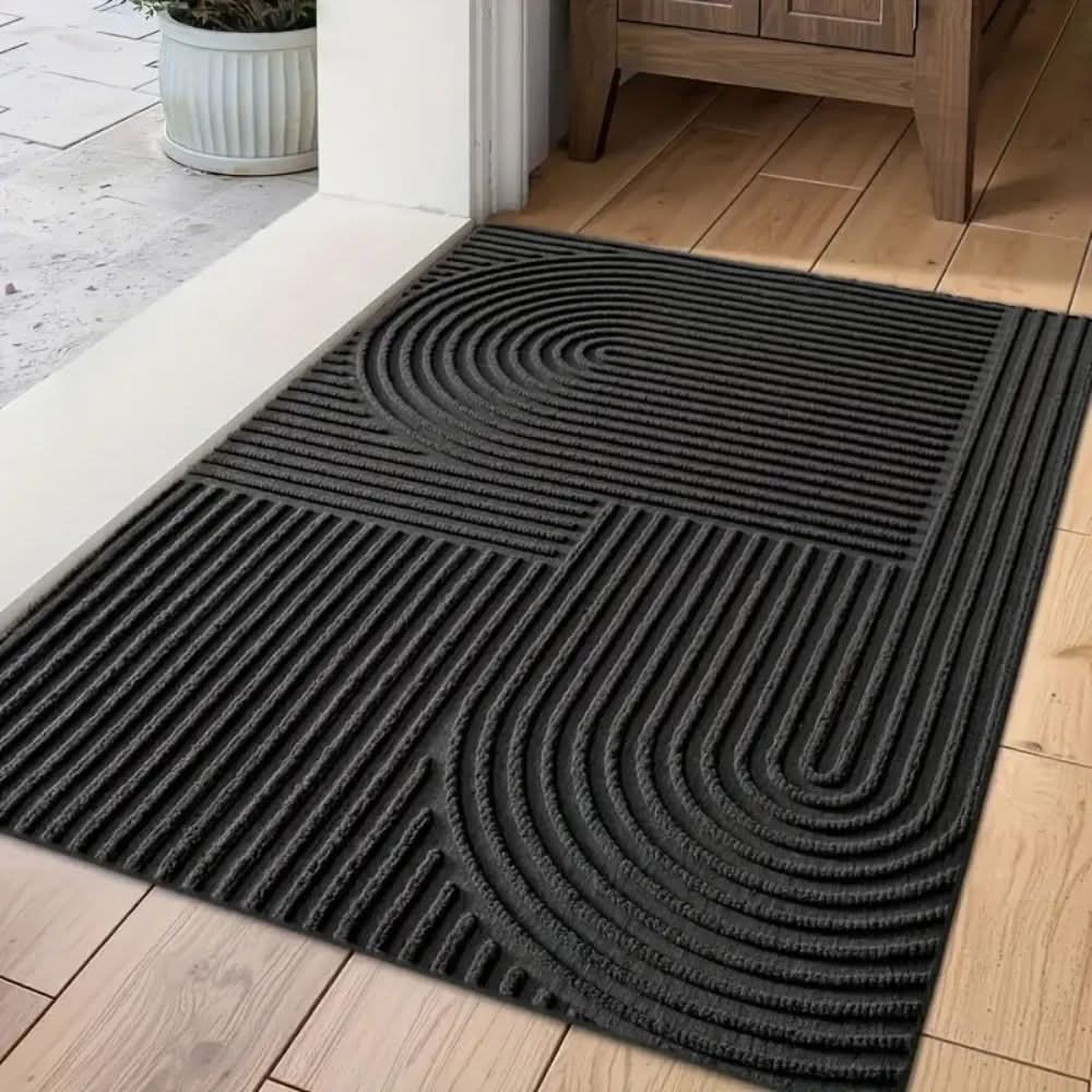 Maliben | Absorbent, Washable Mat With Flowing Line Pattern