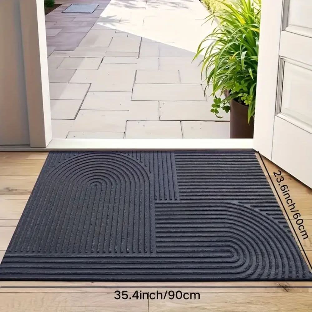 Maliben | Absorbent, Washable Mat With Flowing Line Pattern