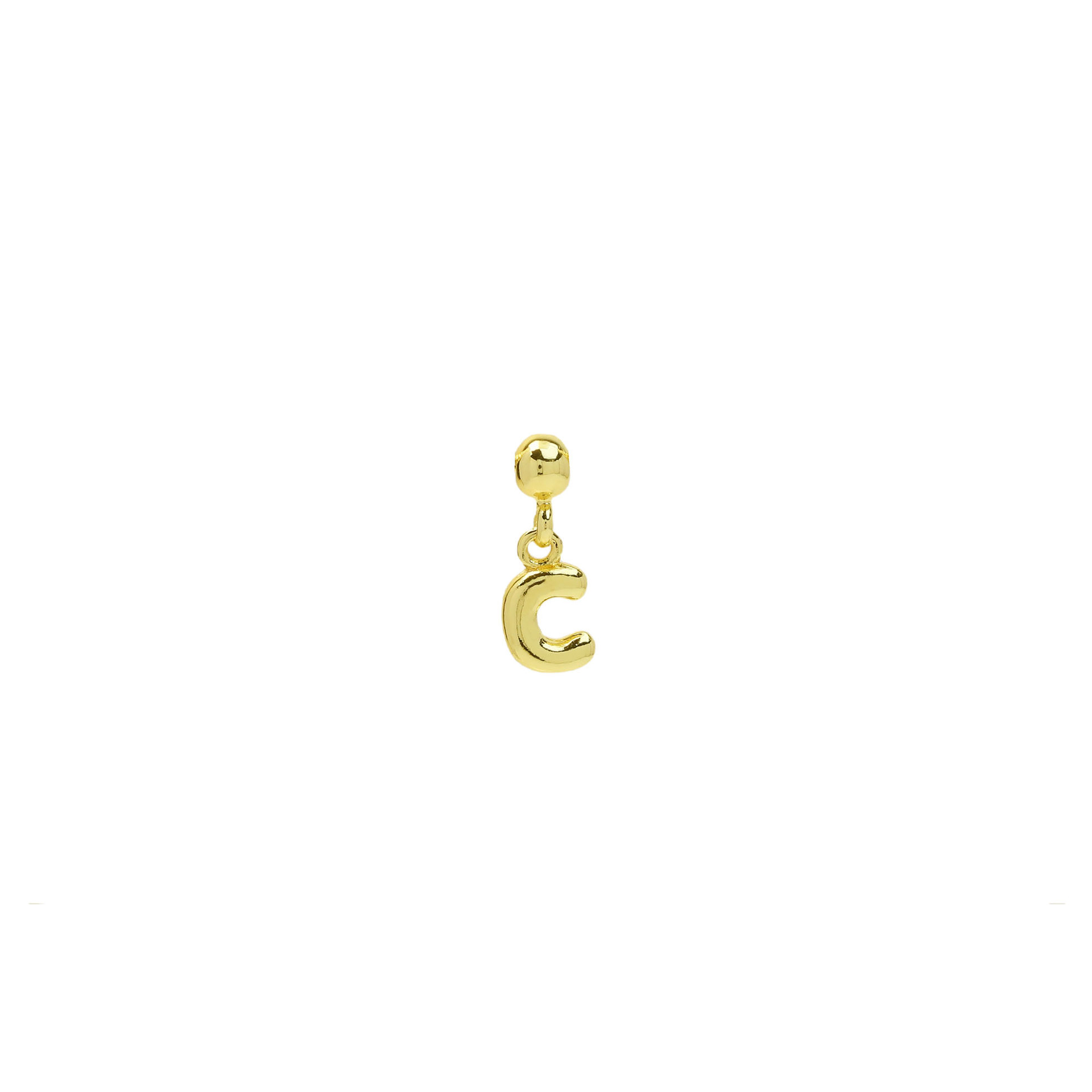 Maliben | Dainty Satellite Bubble Letter Name Necklace