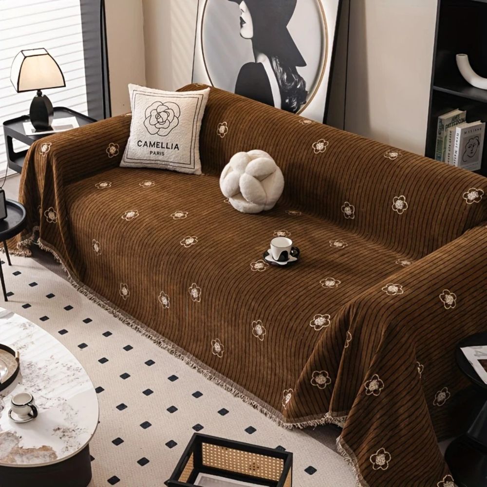 Maliben | Camellia Bloom Sofa Cover