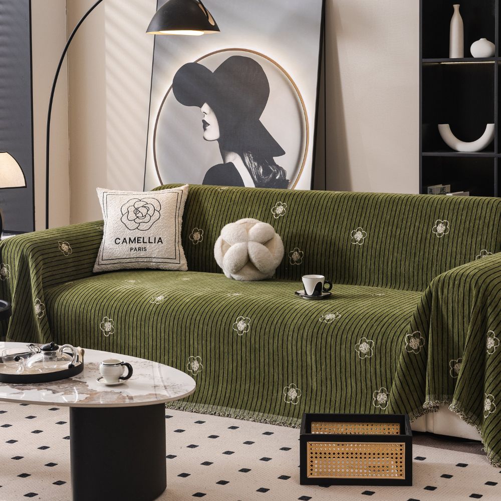 Maliben | Camellia Bloom Sofa Cover