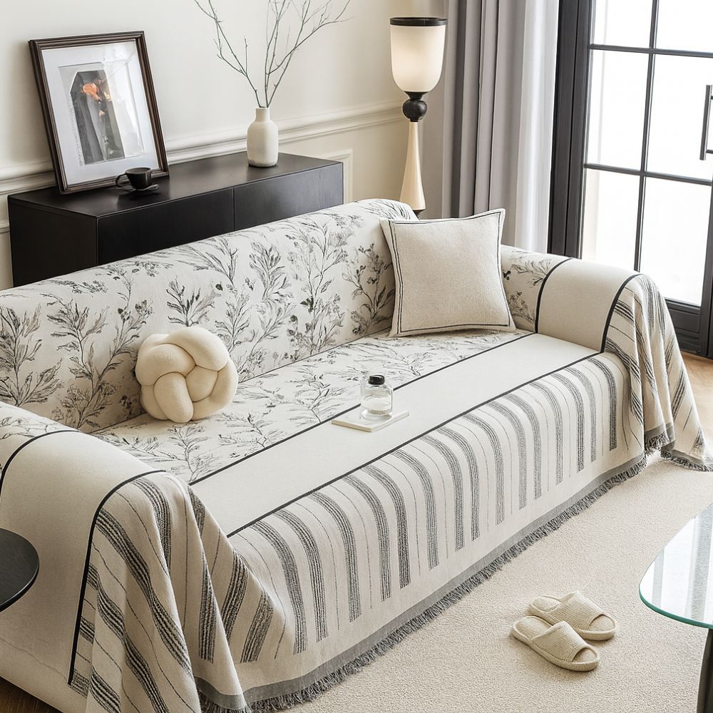 Maliben | Camellia Paris Chenille Sofa Cover