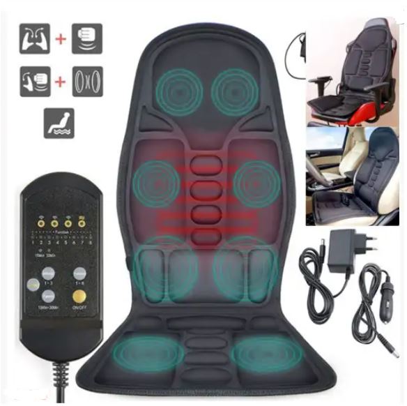 Maliben | 8 Mode Massage Chair Pad With Heated Back Neck Cushion