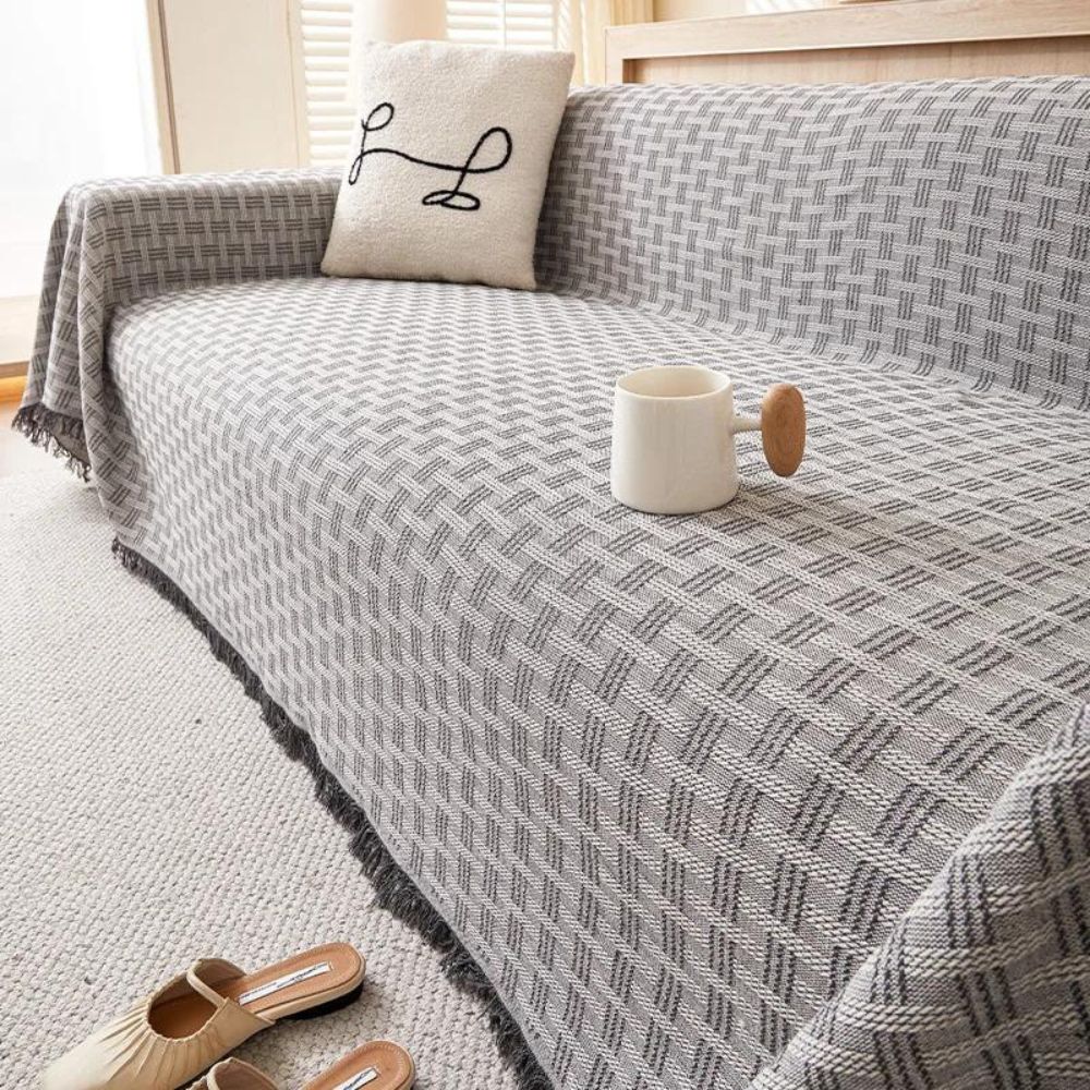 Maliben | Casa Serene Geometric Sofa Cover