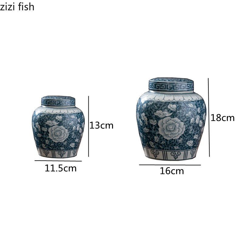 Maliben | Ceramic airtight container tea box tea can moisture-protected storage tank tea container storage bottle tea organizer jar tea cans