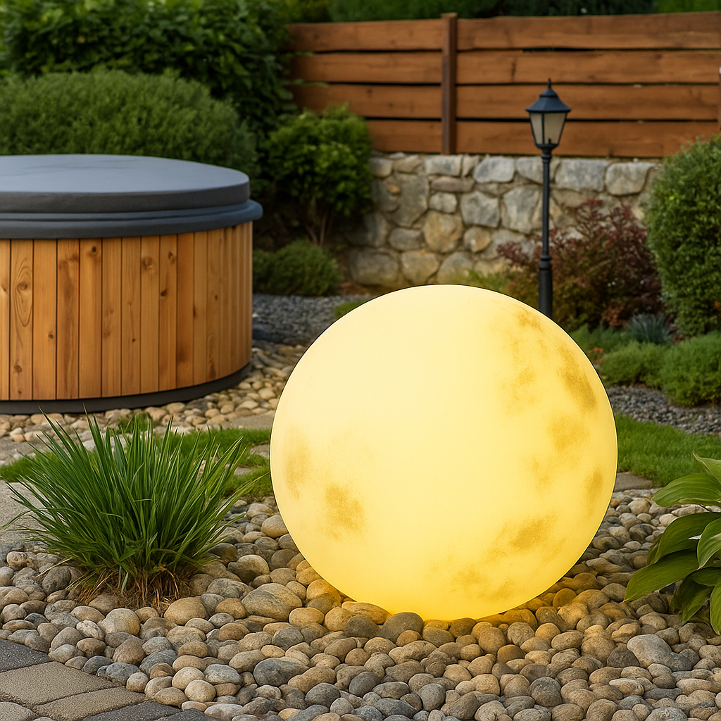 Maliben | Solar-Powered Garden Lamp With Moon Design