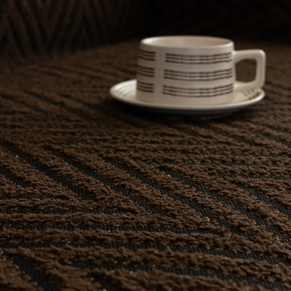 Maliben | Chevron Herringbone Tassel Sofa Cover
