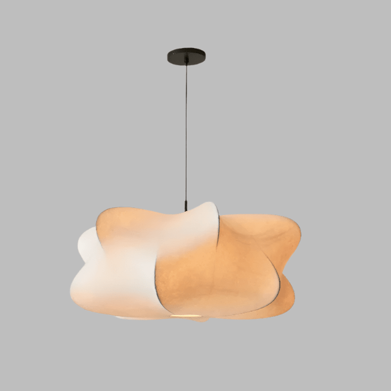 Maliben | Japanese Silk Pendant Lamp In Wabi Sabi Style - Sana